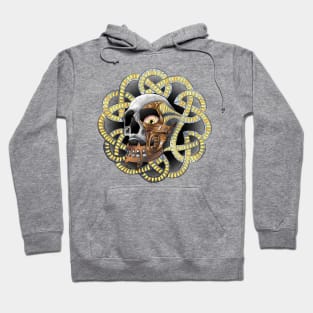 Bio-Mechanical Skull Knot Hoodie